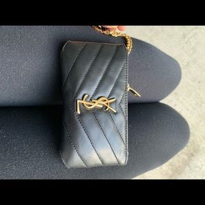 Ysl key pouch with ysl box